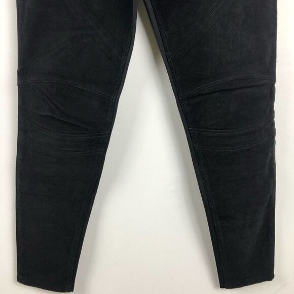 BlankNYC 100% Suede Front Panels Pull On Leather Leggings Pants Size 29 Zip - Picture 10 of 15